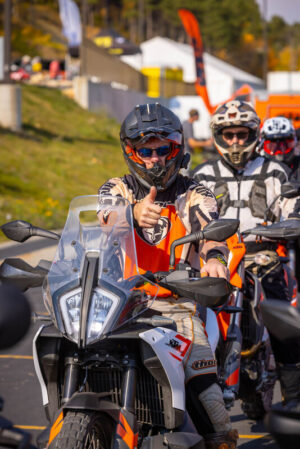 ruta de moto trail