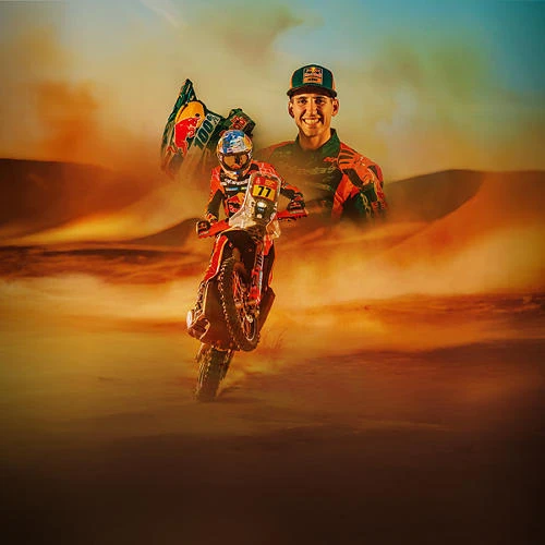 Website Header Dakar Champion Graphic Benavides